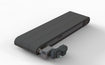 EgoTek Takt-Förderer in Kombination mit Schrittschaltgetrieben